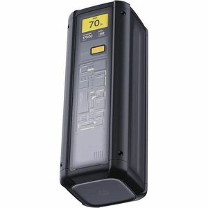 Cargador portátil Xiaomi HyperCharge - Negro - Para MacBook Pro, Smartphone - Ion Litio (Li-Ion) - 25000mAh - 212W - 6A - 