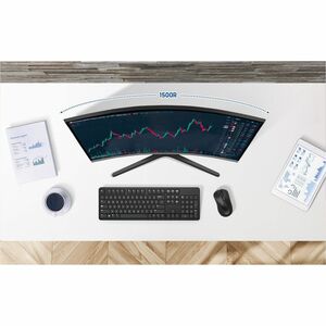 Monitor LCD Samsung Essential S3 S32D390GAL 32" (81.3cm) Class Full HD Pantalla curva - 16:9 - Negro - 32" (81.3cm) Viewab