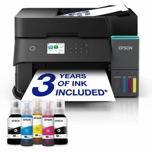 Epson ET-3950 Wired & Wireless EcoTank Inkjet Multifunction Printer - Colour - 18 ppm Mono/9 ppm Color Print - 2400 dpi Pr
