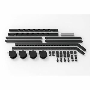 Heckler Design XL Display Stand - Up to 105" Screen Support - 220 lb Load Capacity - Floor - Steel, Powder Coated Steel, U