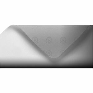 SteelSeries QcK Gaming Mouse Pad - 10.63" Height x 12.60" Width x 0.08" Depth - White - Silicon, Rubber - Anti-slip - Medi