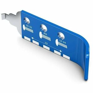 Rack Solution Cage Nut Tool - 136.5 mm Length - Stainless Steel, Plastic