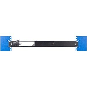 Innovation 1U Rack-mountable Rack Shelf for Switch - 289.56 mm Rack Width x 200.66 mm Rack Depth - Black Powder Coat - TAA
