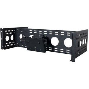 Rack Solutions Rack-mountable Rack Mount Bracket for Monitor, Server - 482.60 mm Rack Width - Black Powder Coat - TAA Comp