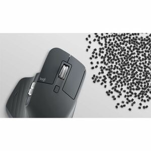 Logitech MX MASTER 3S Rato - Bluetooth/Radiofrequência - USB tipo A - 7 Taste(n) - Grafite - Sem fios - 10 m - 2,40 GHz - 