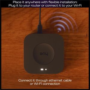 Philips Hue Bridge Pro - 3.6" Width x 1.1" Height x 3.6" Length - Black - Synthetic - 1