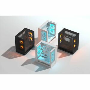 COUGAR OmnyX CGR-2WA3B-RGB Gabinete para computadora gamer - Mini ITX, Micro ATX, ATX Placa base admitida - Media Torre - 