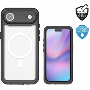 4smarts Stark Robust Tasche für 16,8 cm (6,6 Zoll) Apple iPhone 17 Air Smartphone - Transparent, Schwarz - Gummi, Polycarb