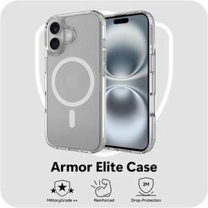 Just in Case Rugged Case for Apple iPhone 17 Smartphone - Clear - Drop Resistant, Impact Resistant, Damage Resistant, Shoc