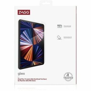 ZAGG Screen Protector for Apple iPad Pro - For 27.9 cm (11"), 27.7 cm (10.9") OLED, LCD iPad Pro - Anti-shock, Smudge Resi