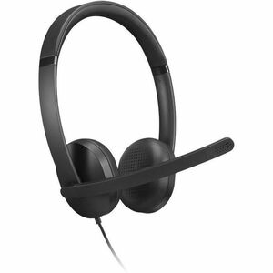 Lenovo Wired Over-the-head Stereo Headset - Black - Microsoft Teams Certification - Binaural - Supra-aural - 32 Ohm - 20 H