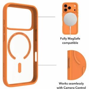 dbramante1928 ApS Grenen Case for Apple iPhone 17 Pro Smartphone - Orange - 1 / Pack - Impact Resistant, Damage Resistant,
