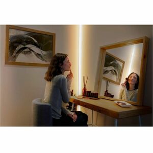 Philips Hue OmniGlow Strip Light 10ft - 0.4" Height x 0.7" Width - 40 W LED Bulb - Voice Control, Color Changing Mode, Zig