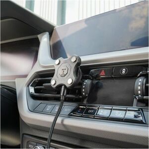 MOBILIS Energia Induction Charger - For Smartphone - Input connectors: USB - Clamping Arm, Magnetic