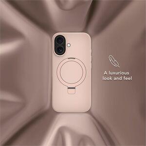 dbramante1928 ApS Roskilde Case for Apple iPhone 17 Smartphone - Pink Sand - Soft-touch - Scratch Resistant, Stain Resista