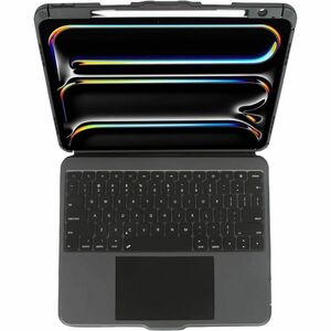 Targus VersaVu THZ989UK Tastatur/Cover (Folie) für 33 cm (13 Zoll) Apple iPad Pro 13 (2024) Tablet - Schwarz - Thermoplast