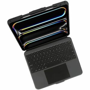 Targus VersaVu THZ989ES Tastatur/Cover (Folie) für 33 cm (13 Zoll) Apple iPad Pro 13 (2024) Tablet - Schwarz - Thermoplast