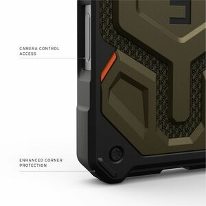 Urban Armor Gear Monarch Pro Kevlar iPhone 17 Pro Case - Kevlar Element Green - For Apple iPhone 17 Pro Smartphone - Kevla