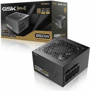 Système d'alimentation Antec GSK850 V2 Modulaire - 850 W - Interne - 120 V AC, 230 V AC Entrée - 3.3 V DC, 5 V DC, 12 V DC