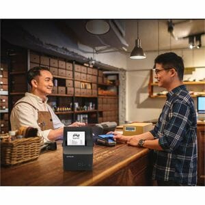 Epson TM-T82X-II POS System, Warehouse Direct Thermal Printer - Monochrome - Receipt Print - USB - USB Host - Serial - Wit