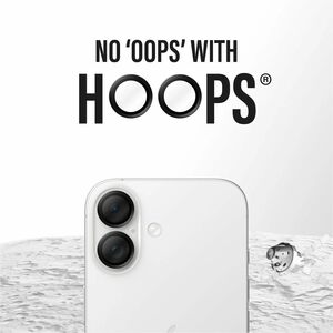 PanzerGlass ® Hoops® Ceramic II Camera Lens Protector iPhone 17 | iPhone 16 | 16 Plus. Brand compatibility: Apple, Compati
