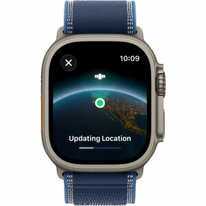 Apple Watch Ultra 3 Smart Watch - 49 mm Case Height - 44 mm Case Width - Natural Case Color - Blue, Bright Blue Band Color