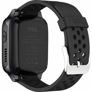 TCL MOVETIME MT46X Smartwatch - Kinder - Schwarz, Grau Body Color - Wireless LAN - 4G - Kamera, Push-Benachrichtigung, SMS
