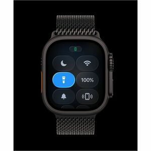 Apple Watch Ultra 3 Smartwatch - 49 mm Case Height - 44 mm Case Width - Schwarz Tasche, Farbe - Schwarz Band Color - Titan