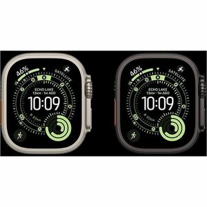 Apple Watch Ultra 3 Smart Watch - 49 mm Case Height - 44 mm Case Width - Black Case Color - Black Band Color - Titanium Ca