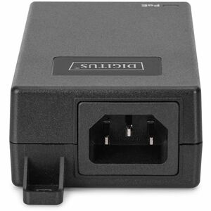 Assmann PoE+-Injektor - 120 V AC, 230 V AC Eingang - 1 x RJ-45 Eingangsport(s) - 1 x RJ-45 Ausgangsport(s) - 30 W - Schwarz