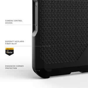 Urban Armor Gear Metropolis LT Rugged Case for Apple iPhone 17 Pro Max Smartphone - Kevlar Black - Bump Resistant, Drop Re