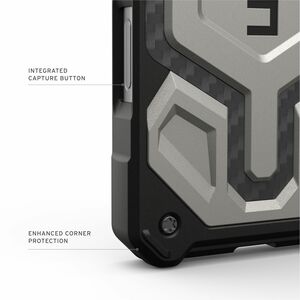 Urban Armor Gear Monarch Pro Case for Apple iPhone 17 Pro Smartphone - Titanium - Drop Resistant