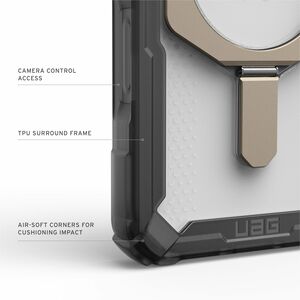 Urban Armor Gear Plasma XTE Case for Apple iPhone 17 Smartphone - Ash, Titanium - Crack Resistant, Drop Resistant, Impact 