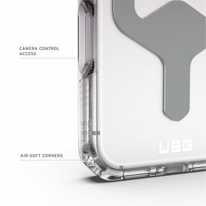 Urban Armor Gear Plyo Case for Apple iPhone 17 Pro Smartphone - Black, Clear Ombré - Drop Resistant, Impact Resistant, Scr