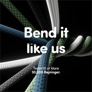 PanzerGlass empower 2 m USB-C Data Transfer Cable - Cable for iPhone, MacBook - First End: 1 × USB 2.0 Type C - Male - Sec