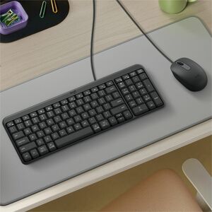 Logitech MK106 键盘鼠标 - QWERTY - 英文（美国） - A 型 USB 电缆 键盘 - 99 按键 - 键盘/键盘颜色: 黑色 - A 型 USB 电缆 鼠标 - 光学机械 - 3 按钮 - 滚轮 - 指点设备颜色: 黑