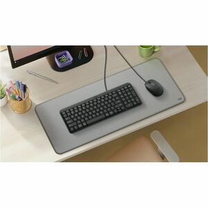 Logitech K106 键盘 - 袖珍的 - 电缆 连接 - A 型 USB 接口 - 英文（美国） - QWERTY 布局 - 黑色 - 99 Key(s) - Windows 10, Windows 11, Mac OS X 11.0 