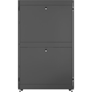 VERTIV VR 42U Rack Cabinet for Server, LAN Switch, Patch Panel - 800 mm Rack Width x 1115 mm Rack Depth - Black - Steel - 