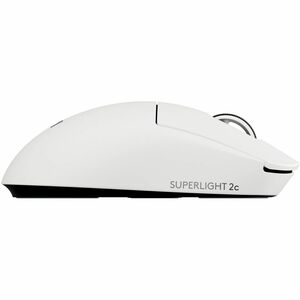 Logitech G PRO X SUPERLIGHT 2c Gaming Mouse - Radio Frequency - USB 2.0 - HERO 2 - 5 Button(s) - White - Cable/Wireless - 