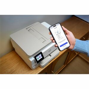 HP ENVY Photo 7930 Wired & Wireless Inkjet Multifunction Printer - Colour - Beige - Copier/Printer/Scanner - 15 ppm Mono/1