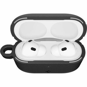 Spigen Vault Carrying Case Apple AirPods Pro 3 - Matte Black - Drop Resistant, Anti-slip - Polycarbonate, Thermoplastic Po