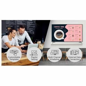 LG 43PK640S 1092.20 mm LCD Digital Signage Display - 16 Hours/ 7 Days Operation - High Dynamic Range (HDR) - 3840 x 2160 -