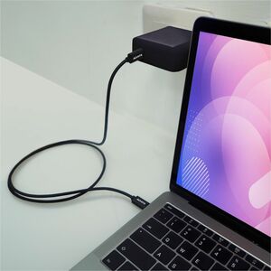 Adata CACC-200PN-BK 2m USB-C Cable de transferencia de datos - Cable for Portátil, iPhone, Smartphone, Tableta, consola de