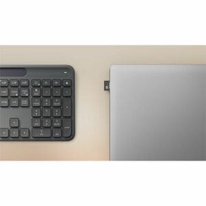 Logitech Signature Slim Solar+ K980 Keyboard - Full-size - Wireless Connectivity - USB Type C Interface - US International