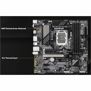 GIGABYTE Ultra Durable B760M DS3H WF6E GEN5 Gaming Desktop Motherboard - Intel B760 Chipset - Socket LGA-1700 - Micro ATX 