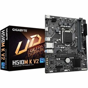 GIGABYTE Ultra Durable H510M K V2 Desktop Motherboard - Intel H470 Chipset - Socket LGA-1200 - Micro ATX - Core i9 Process