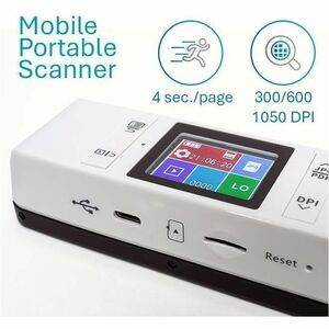 I.R.I.S. IRIScan Cordless Handheld Scanner - 1050 dpi Optical - Book, Photo, Receipt - Portable - USB