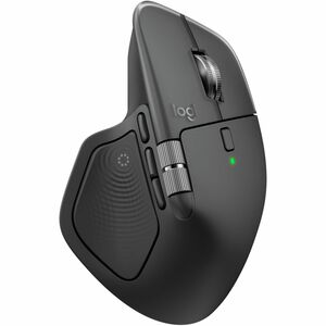 Logitech MX Master 4 Maus - Bluetooth/Radio-Frequenz - USB-Typ C, USB Typ-A - Darkfield - 8 Taste(n) - Graphit - Kabellos 
