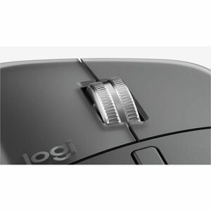 Logitech MX Master 4 for Business Full-size Mouse - Bluetooth/Radio Frequency - USB Type C - Darkfield - 8 Button(s) - Gra