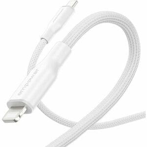 PanzerGlass empower™ by ® Racing 60W USB-C to Lightning Cable | USB 2.0 | 1.2M | Silver White. Product colour: White